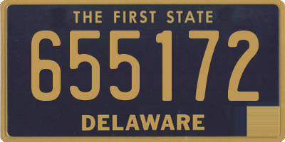 DE license plate 655172