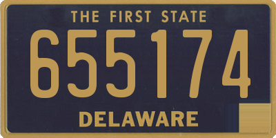 DE license plate 655174