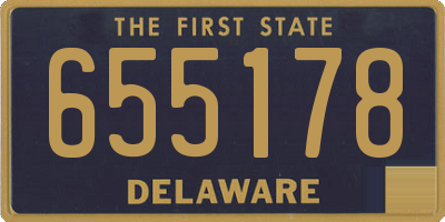 DE license plate 655178