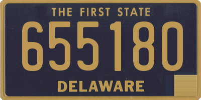 DE license plate 655180