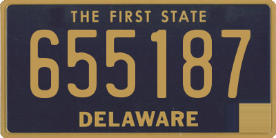 DE license plate 655187