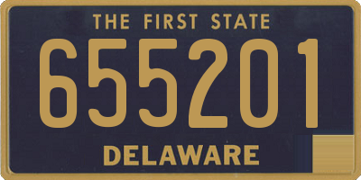DE license plate 655201