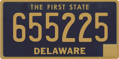 DE license plate 655225