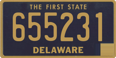 DE license plate 655231