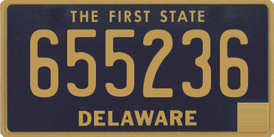 DE license plate 655236