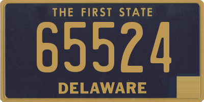 DE license plate 65524