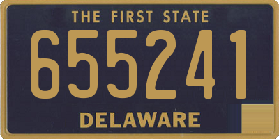 DE license plate 655241