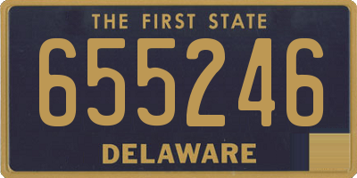 DE license plate 655246