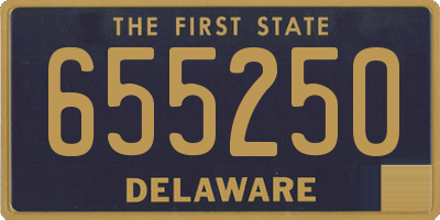 DE license plate 655250