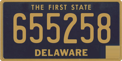 DE license plate 655258