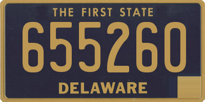 DE license plate 655260