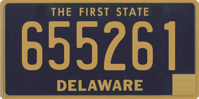 DE license plate 655261