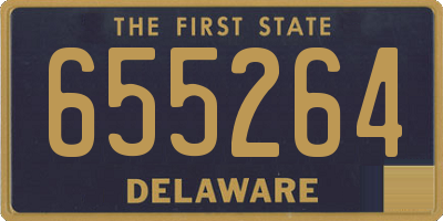 DE license plate 655264