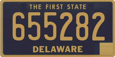 DE license plate 655282