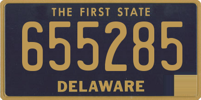 DE license plate 655285