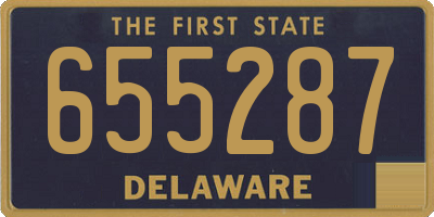 DE license plate 655287