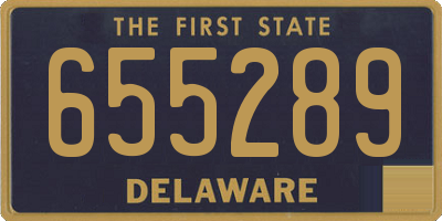 DE license plate 655289