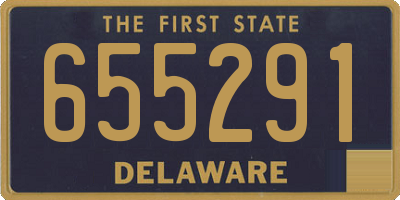 DE license plate 655291