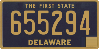 DE license plate 655294