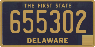 DE license plate 655302