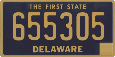 DE license plate 655305