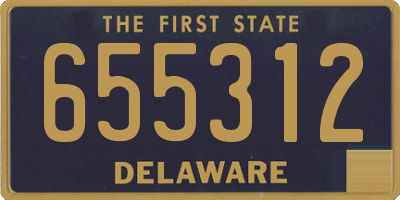 DE license plate 655312
