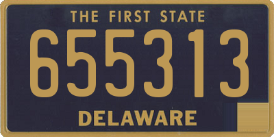 DE license plate 655313
