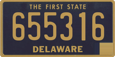 DE license plate 655316
