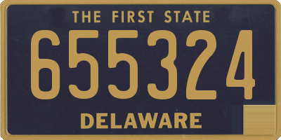 DE license plate 655324