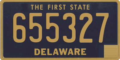 DE license plate 655327