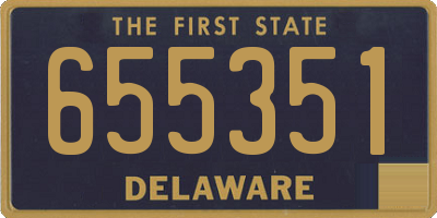 DE license plate 655351