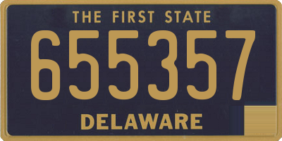 DE license plate 655357