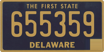DE license plate 655359