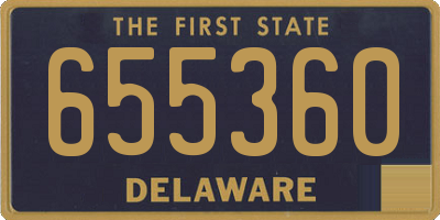 DE license plate 655360
