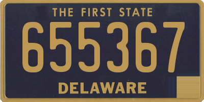 DE license plate 655367