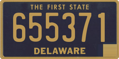 DE license plate 655371