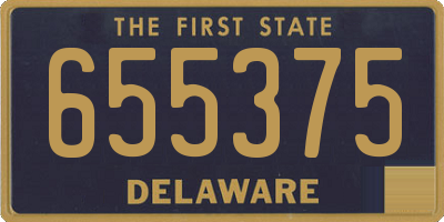 DE license plate 655375