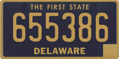 DE license plate 655386