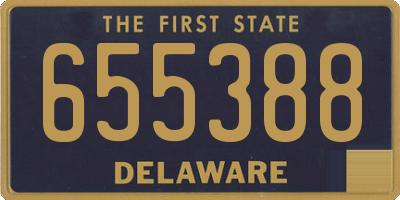 DE license plate 655388