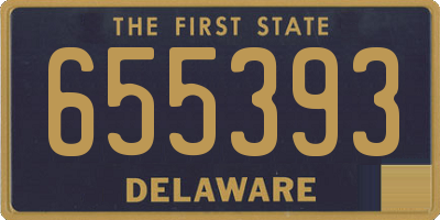 DE license plate 655393