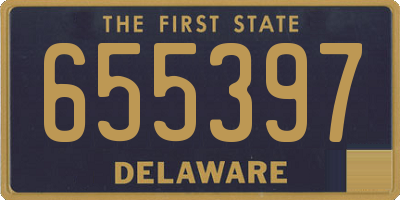 DE license plate 655397