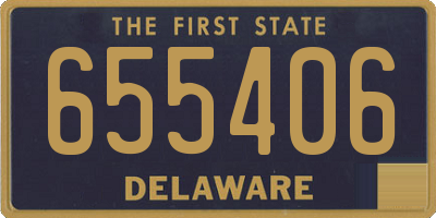 DE license plate 655406