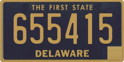DE license plate 655415