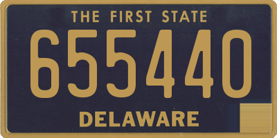 DE license plate 655440