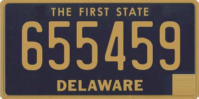DE license plate 655459