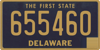 DE license plate 655460