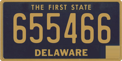 DE license plate 655466