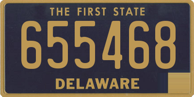 DE license plate 655468