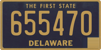 DE license plate 655470
