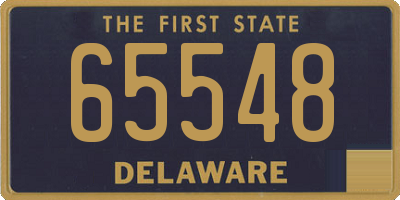 DE license plate 65548